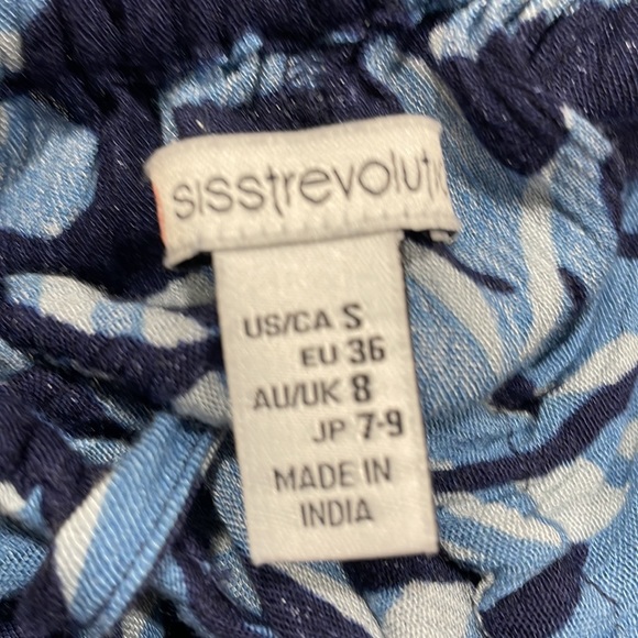 Sisstrevolution Blue Tropical Hideaway Tank Maxi Dress NWT - Picture 15 of 16